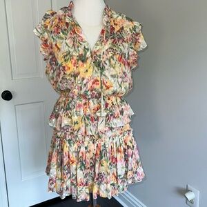 Misa Floral mini dress